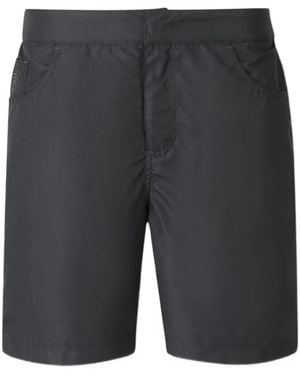 richard j. brown Short De Bain À Logo Brodé - Gris