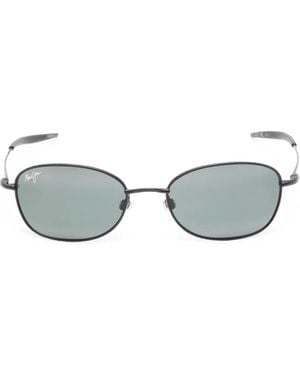 Maui Jim Gafas De Sol Con Montura Oval - Metálico