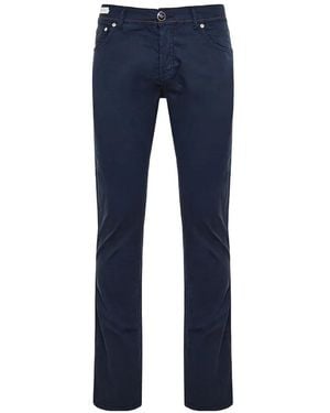 richard j. brown Tokyo Logo-Patch Trousers - Blue