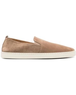 Henderson Suede Trainers - Natural