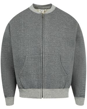 Orslow Front-Zip Sweatshirt - Grey
