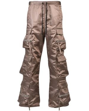 BREATH Multi-Pocket Cargo Trousers - Natural