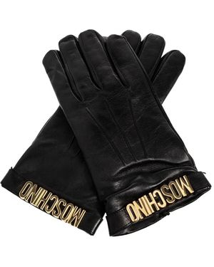 MoschinoモスキーノTwo-Tone Ribbed Long Gloves手袋 MOSCHINO - 新品 モスキーノ クマ 手袋の通販 by ♡｜モスキーノ