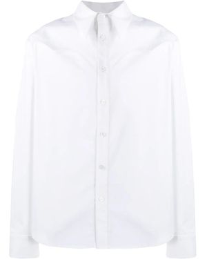 DUOltd Chemise À Empiècements Contrastants - Blanc