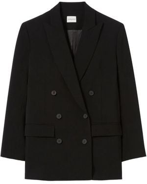 Claudie Pierlot Double-Breasted Blazer - Black