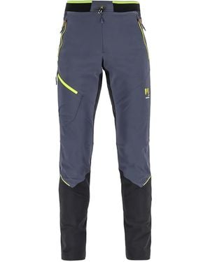 Karpos Contrast-Panel Pants - Blue