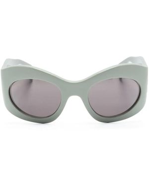 Gucci Oval-Frame Sunglasses - Grey