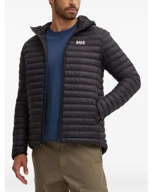 Helly Hansen Gefütterte Kapuzenjacke - Blau