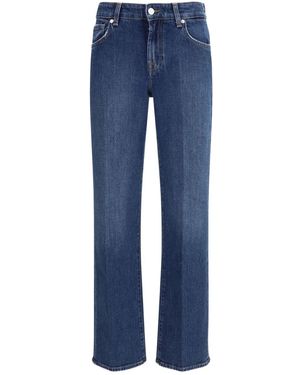 7 For All Mankind Vaqueros Calie - Azul