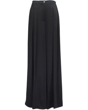 Michael Kors Pleated Palazzo Pants - Black