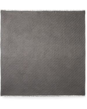 Peserico Sciarpa Con Frange - Grigio