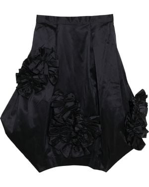 Biyan Taffeta Balloon Skirt - Black