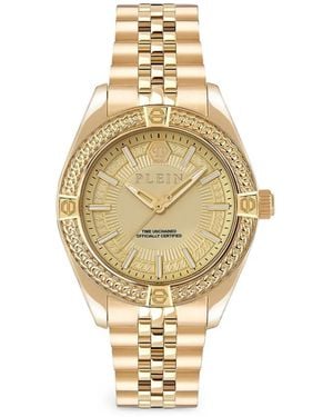 Philipp Plein Round-Shape 43Mm Watch - Metallic