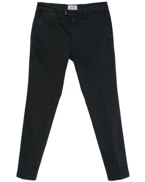 VELA SHOP Straight-Leg Tailored Trousers - Black