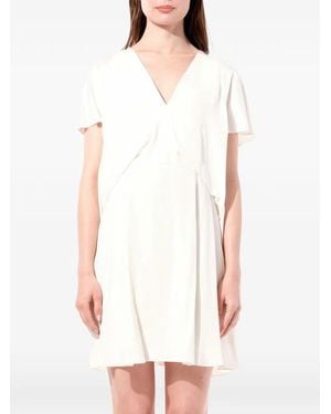 Balenciaga Short-Sleeve Dress - White