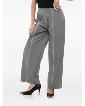 Jil Sander Zip-Detail Trousers - Grey