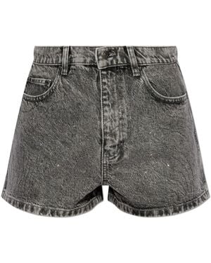 ROTATE BIRGER CHRISTENSEN Denim Shorts - Gray