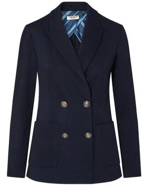 Liu Jo Jack Met Dubbele Rij Knopen En Milano Stiksels - Blauw
