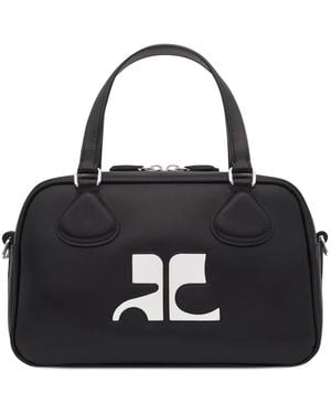 Courreges Reedition Bowlingtasche - Schwarz
