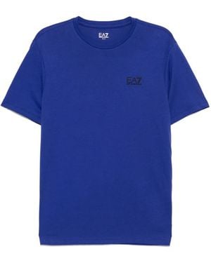 EA7 コットン Tシャツ - ブルー