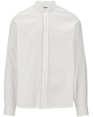Emporio Armani Collarless Shirt - White