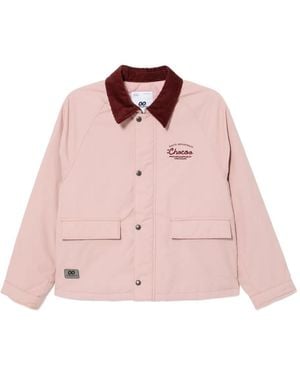 Chocoolate Logo-Embroidered Jacket - Pink
