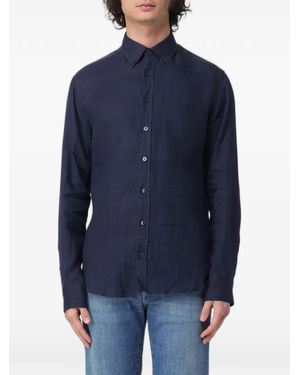 Colmar Button-Down Linen Shirt - Blue