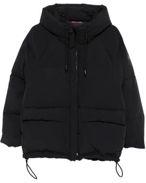 SEA WING Hooded Padded Jacket - Black