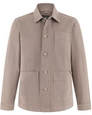 BOGGI Buttoned Shirt Jacket - Grey