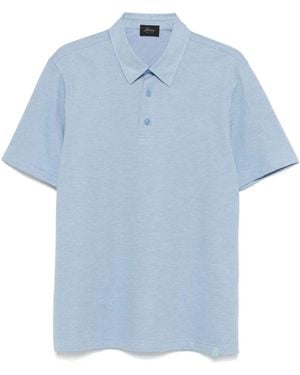 Brioni ピケ ポロシャツ - ブルー