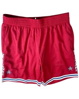 Mitchell & Ness X Nba Swingman Track Shorts - Red