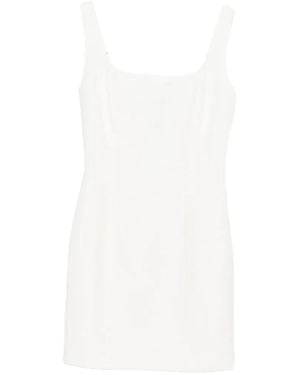 Liu Jo Short Sheath Dress With Buckles - White