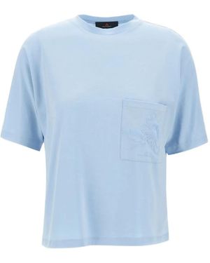 Peuterey Camiseta bordada - Azul