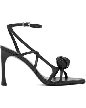 ROTATE BIRGER CHRISTENSEN Sandalen mit Rosenriemen - Schwarz