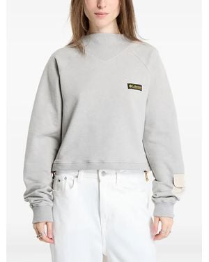 Columbia Sudadera Con Parche Del Logo - Gris