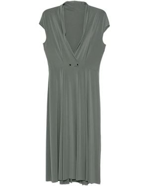 Alberta Ferretti Viscose Elastane Dress - Grey