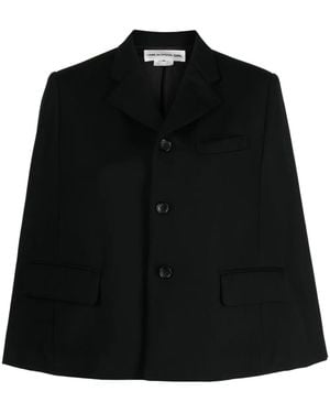 Comme des Garçons Einreihiger Blazer - Schwarz