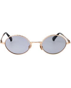 Yohji Yamamoto Round-Frame Sunglasses - Metallic