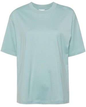 Stockholm Surfboard Club Logo-Print Organic Cotton T-Shirt - Blue