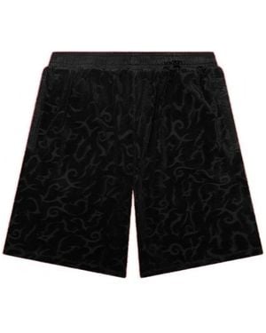 PUMA X Aries Logo-Detail Shorts - Black