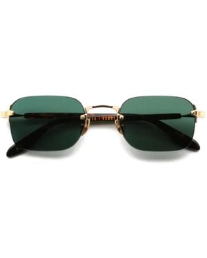 Gast Domsa rectangle-frame sunglasses - Grün