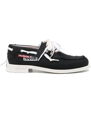 DSquared² X Magliano Boat Shoes - Black