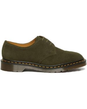 Dr. Martens Oxford-Stiefel Aus Wildleder - Grün
