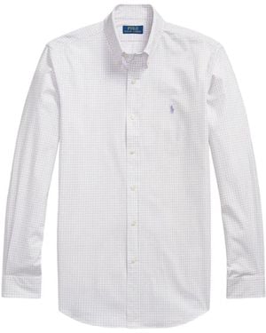 Polo Ralph Lauren Check-Pattern Button-Down Shirt - White