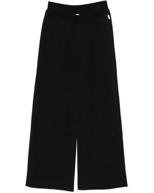 Aspesi Wide-Leg Trousers - Black