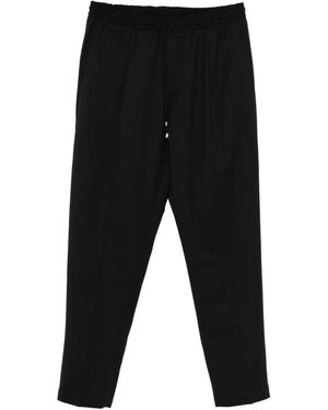 Briglia 1949 Drawstring Pleated Trousers - Black