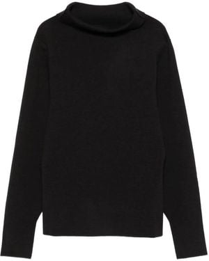 P.A.R.O.S.H. High-Neck Long-Sleeve Jumper - Black