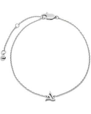 Monica Vinader Initial A Chain Bracelet - Metallic