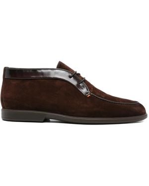 Santoni Lace-Up Desert Boots - Brown