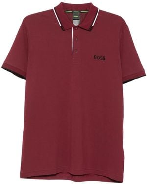 BOSS Logo-Embroidered Polo Shirt